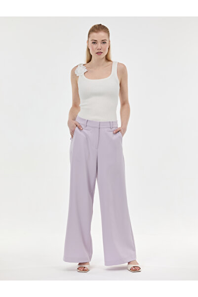 ORSAY Pantaloni largi de damă mov deschis