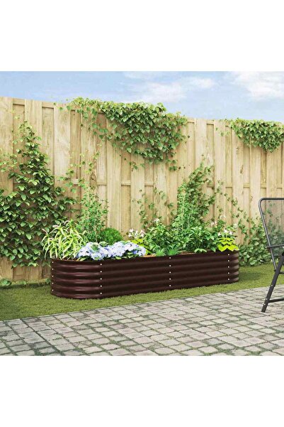 vidaxl Pat ridicat Maro 240 x 80 x 44 cm Otel