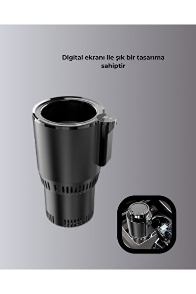 ZERO LAND Ilkeshop Car Interior Heater Cooler Cup Holder 60 ° C Heating (1226...