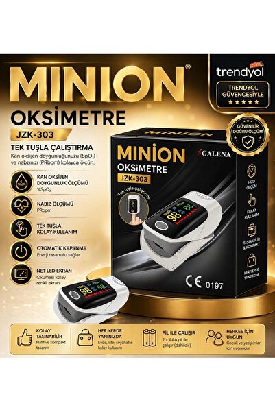 Minion Oksimetre Pulse Oksijen Ölçer