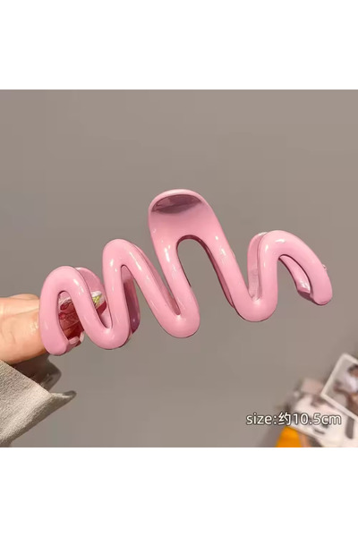 Parlak Metal Pastel Renk Mandal Toka Pembe
