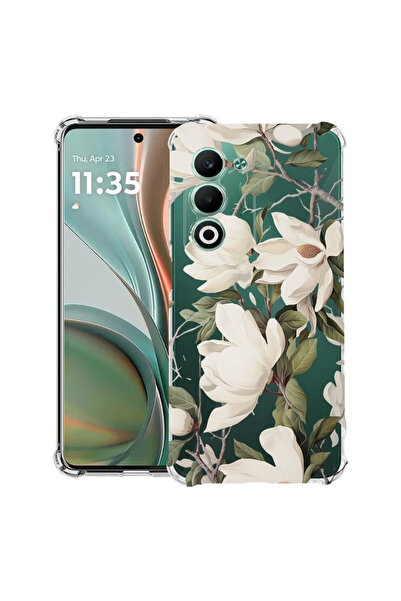 bestcase Αντικραδασμική Θήκη για Xiaomi Redmi 15 4G (171mm), Ανθισμένη Μανόλι...