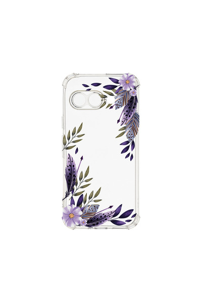 bestcase Противоударен калъф за Google Pixel 9a, Флорален - Лавандер, 1925008...