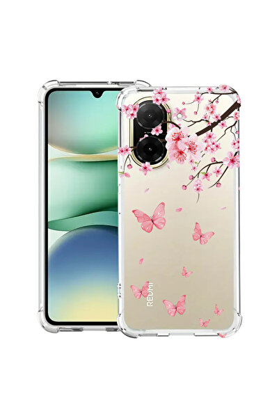 bestcase Husă Antișoc pentru Xiaomi Redmi A5 (173mm), Floare de cireș roz și ...