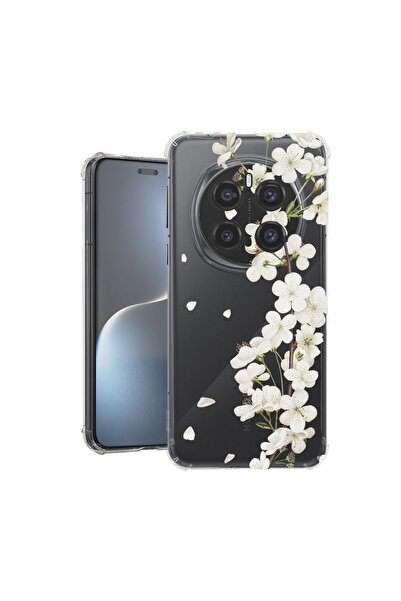 bestcase Husă Antișoc pentru Honor Magic7 Pro, Florală - Floare de cireș albă...