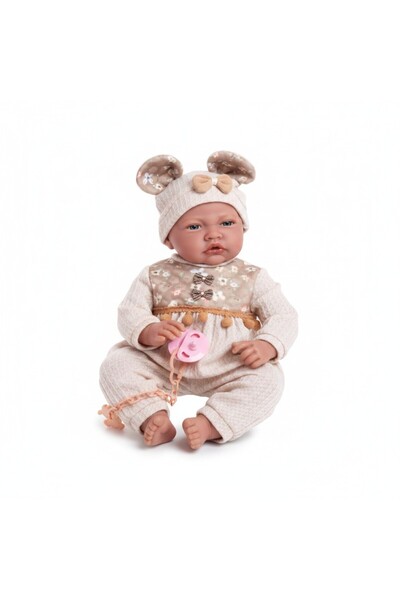 TUFY TOYS KİKİ BABY TAVŞAN KULAK BERELİ GERÇEKÇİ OYUNCAK BEBEK