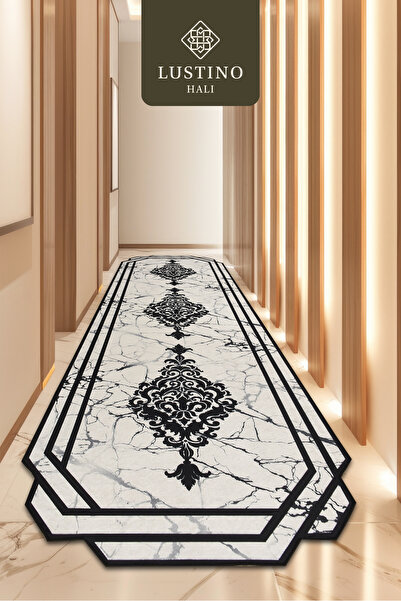 Lustino Halı Yıkanabilir Halı Kaymaz Taban Leke Tutmaz Salon Halısı Mutfak Ha...