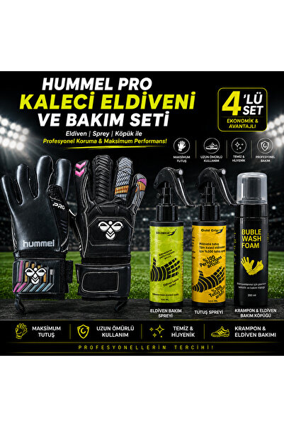 hummel Pro Kaleci eldiveni -Tutuş spreyi-Eldiven Bakım spreyi ve Krampon Bakı...