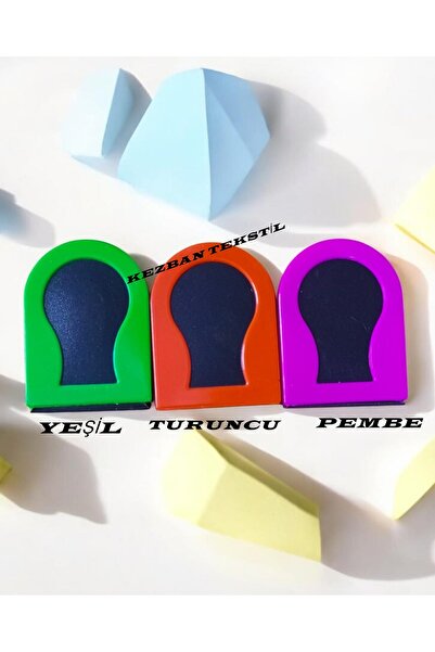 Kezban Tekstil 3 LÜ Renkli Saç Tebeşiri Geçici Saç Boyası