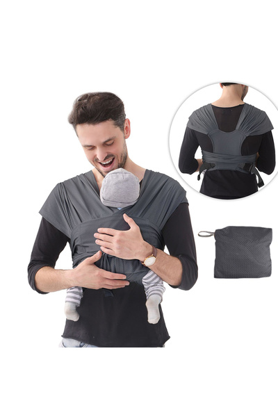 Choice1 OneSize DARK GRAY Adjustable Baby Carrier with Breathable Cotton And ...