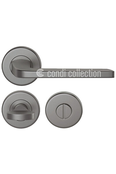 Condi Collection 1031 مقبض باب من الفولاذ المقاوم للصدأ PVD Fume WC