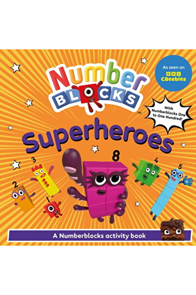 Numberblocks Carte cu activitati - Supereroi pana la 100