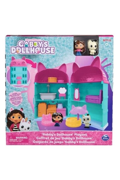 Welora Set de joacă Mini Căsuță de păpuși Gabby's Dollhouse cu accesorii incl...