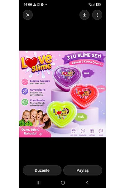 Slime Love 3ADET