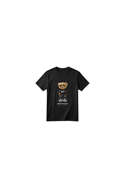 ERDEM KIDS تي شيرت قطني كاجوال بأكمام قصيرة وياقة دائرية مطبوعة للجنسين من ال...