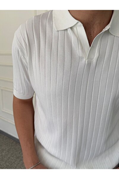 Beylerce Nurse Collared Ribbed T-Shirt
