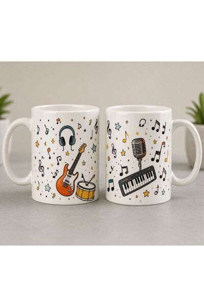 KADOREX DESIGN Special Mug for Music Lovers – Gift with Watercolor Note and I...