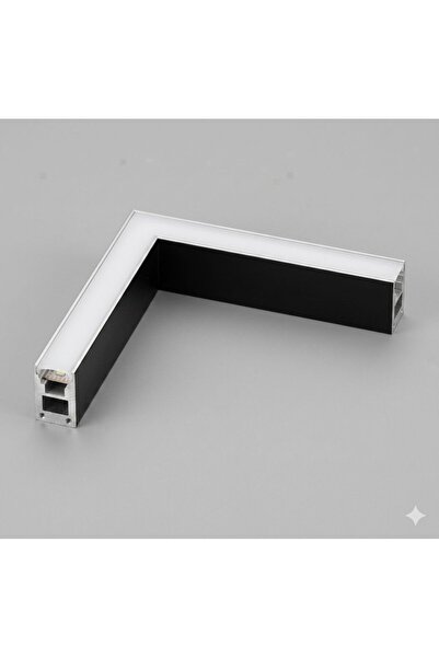 RFAN 90 Degree LED Body, Interconnectable, 3 Light Types, 12W, Black