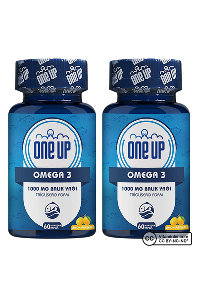 One Up Omega 3 1000 Mg 60 Kapsül 2 Adet
