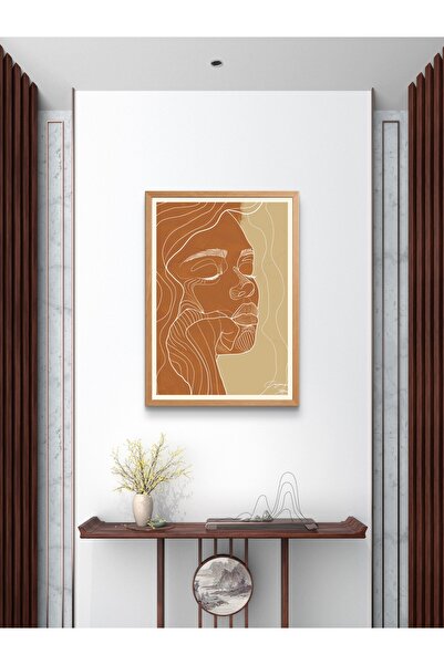woodretro Decor de perete abstract boho. Artă minimalistă de perete. Salon, S...