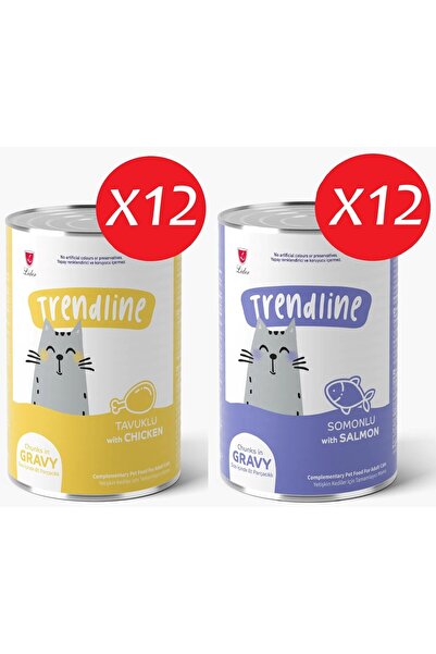 Trendline Karışık Yetişkin Kedi Konservesi 400 Gr x 24 Adet