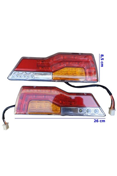 karagöz motor ELEKTİRİKLİ BİSİKLET 3 TEKERLİ YÜK ARKA STOP LED SAĞ-SOL KOMPLE