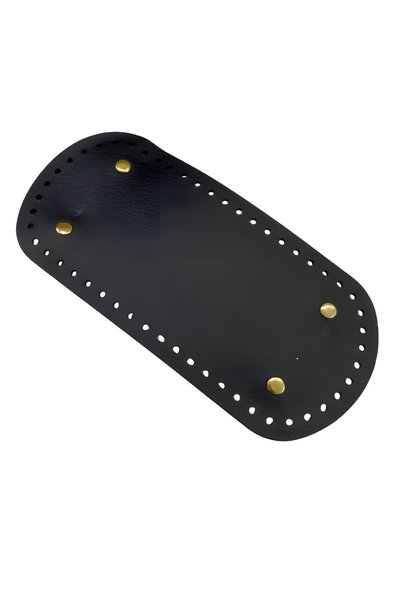 EleganTShoP Rivetli Deri Çanta Tabanı Oval 10*22 cm