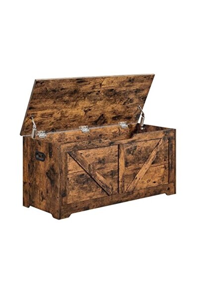 VASAGLE Storage chest, Vasagle, 100 x 40 x 46 cm, LSB 060 T 01, Rustic Brown