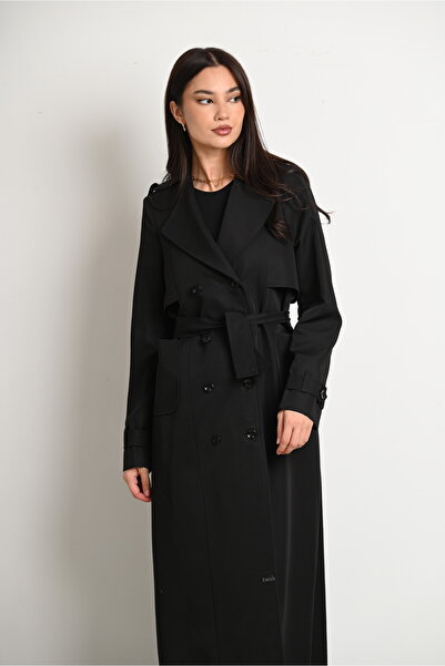 OMES Luxury Abaya in Classic Design Black