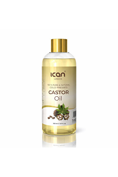Ican London Castor Oil 500ml – Pure & Natural Cold Pressed Multipurpose Oil