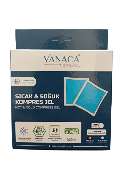 Medikoline Sıcak & Soğuk Kompres Jel Paketi - 13 cm x 13 cm - Kare Termojel