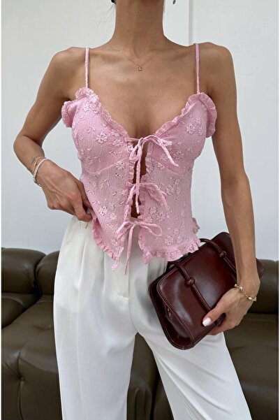 Kedi Fashion Dantelli crop
