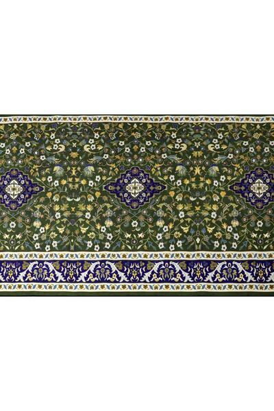 Al Kaffary Carpet مصلى بتصميم زخارف عربية فاخرة ولمسة كلاسيكية أنيقة، 120×475...
