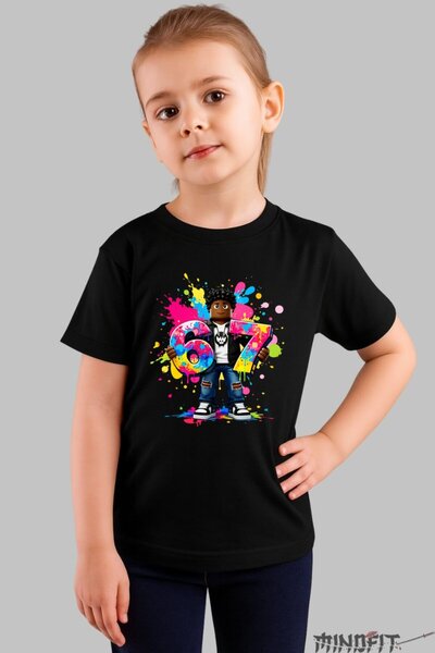 GILDAN Tricou Roblox Six Seven Model Colorat Fresh