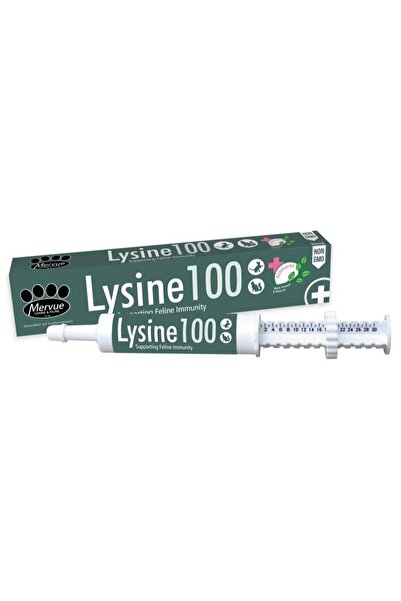 mervue Lysine 100 Immune Support Supplement for Cats | & Respiratory Health A...