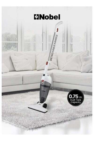Nobel 2-in-1 600W Upright & Handheld Vacuum Cleaner, Strong Suction, 750ml Du...