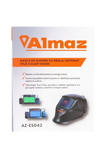 Almaz Masca de sudura cu reglaj automat, True Color Vision