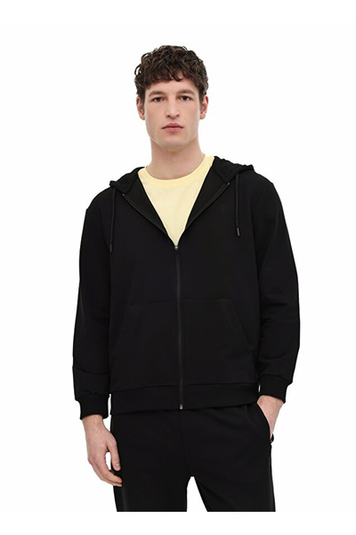 lumberjack 102064455 6M MB SN72 Siyah Erkek Zip Ceket