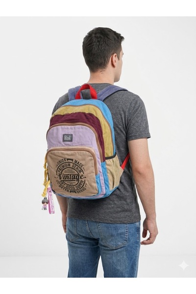old cotton cargo Old Ctton Gabardine Backpack Colorful Bag