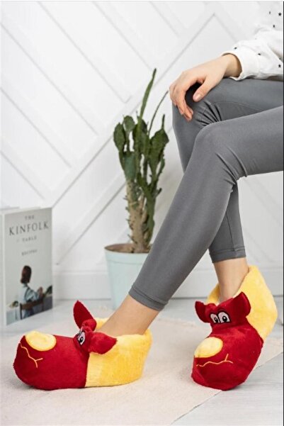 Moda Duru Figürlü Ev Terliği Panduf