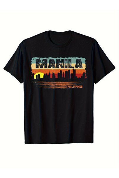 yiou trendy clothing Philippine Retro Manila T-shirt