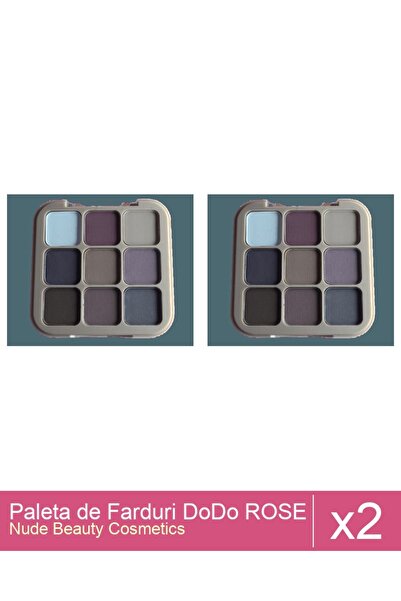 Makeup Set of 2x DoDo ROSE Eyeshadow Palette 8g, 02