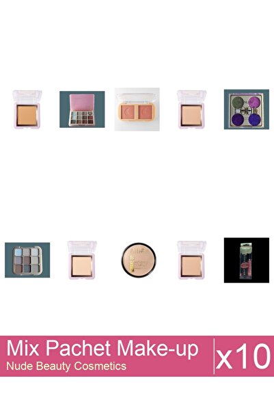 Makeup Set Mix 10 produse Palete Makeup: Paleta Make-up ,True Eyes , Nr 02, P...
