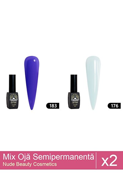 Makeup Set Mix 2 Nail Polish products: BLACK ELITE semi-permanent nail polish...