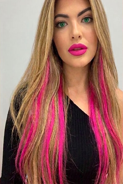 CAŞ DEKORASYON 2 Colors Ombre Side Clip-In Hairpiece Straight -50 cm (2 Pieces)