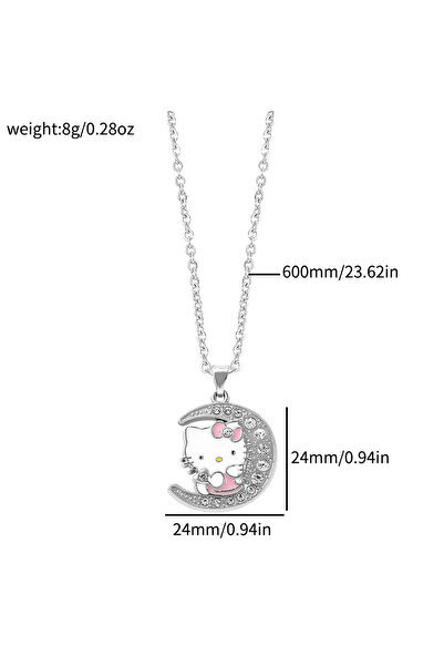 Choice1 Anime Necklace New Sanrio Hello Kitty Anime Alloy Cute Kawaii Creativ...