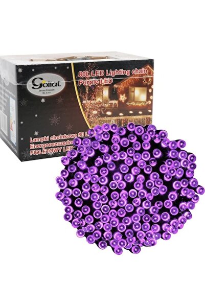 Goliat Set lumini de Crăciun 80 LED-uri, Goliat, violet, de interior, cablu v...
