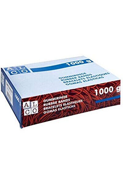 ALCO Elastice pentru bani, 1000g/cutie, D 200 x 6mm,