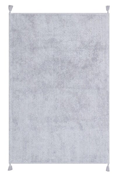 halinet Halı.Net Gray Modern Washable Non-Slip Living Room Carpet Eco-Cotton ...