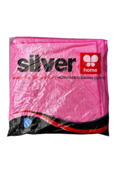 Silver Silvery Scrubbing Cloth - Pink - 320 Gsm - 40X40 cm